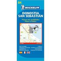 Michelin 84. Donostia, San Sebastián térkép Michelin 1:9 000
