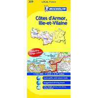 Michelin Cote D&#039;Armor / Ille-et-Vilaine térkép 0309. 1/150,000