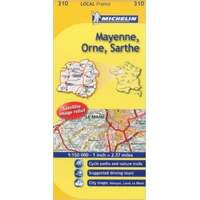 Michelin Mayenne / Orne / Sarthe térkép 0310. 1/175,000