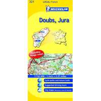 Michelin Doubs / Jura térkép 0321. 1/175,000