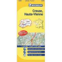 Michelin Creuse / Haute-Vienne térkép 0325. 1/150,000