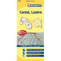 Michelin 330. Cantal / Lozere térkép 0330. 1/175,000