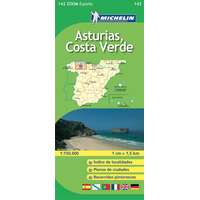 Michelin 142. Asturias, Costa Verde térkép 0142. 1/150,000