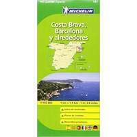 Michelin 147. Costa Brava, Barcelona térkép Michelin 1:150 000