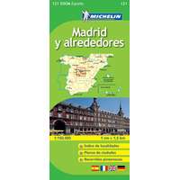 Michelin 121. Alrededores de Madrid térkép 0121. 1/170,000