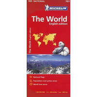 Michelin 701. Világ országai térkép Michelin Politikai Világtérkép hajtogatott 1:28 500 000