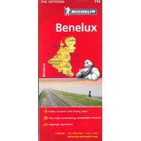 Michelin 714. Benelux államok térkép Michelin 1:400 000