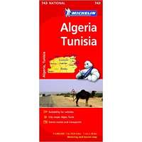 Michelin 743. Algéria, Tunézia térkép Michelin 1:1 000 000