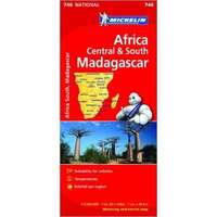 Michelin 746. Dél-Afrika térkép, Africa Central & South, Madagascar térkép Michelin 1:4 000 000