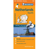 Michelin 531. Nord-Nederland térkép Michelin 1:200 000 Észak Hollandia térkép