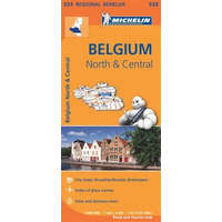 Michelin 533. Észak és Közép Belgium térkép Michelin 1:200 000