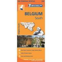 Michelin 534. Dél-Belgium térkép, Ardennek térkép Michelin 1:200 000