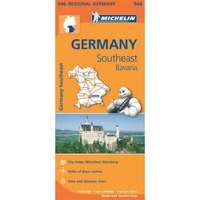 Michelin 546. Dél-kelet Németország, Bajorország térkép Michelin 1:375 000