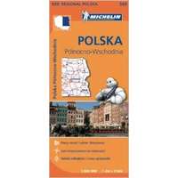 Michelin 555. Lengyelország észak-kelet térkép Michelin 1:300 000