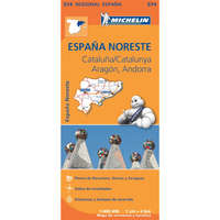 Michelin 574. Catalonia térkép Michelin, Spanyolország régiótérkép: Aragon, Katalónia, Andorra 1:400 000