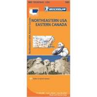 Michelin 583. Northeastern USA térkép, Eastern Canada Michelin 1:2 400 000