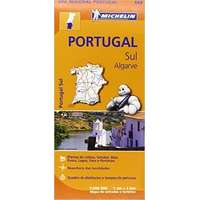 Michelin 593. Dél-Portugália térkép Michelin 1:300 000 Algarve térkép