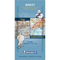 Michelin Brest térkép 8008. 1/200,000