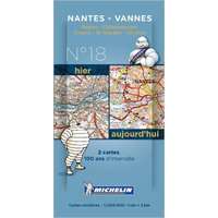 Michelin Nantes - Angers térkép 8018. 1/200,000