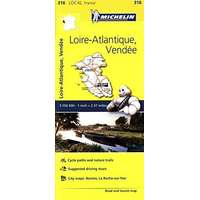 Michelin 316. Loire-Atlantique, Vende térkép Michelin 1:150 000
