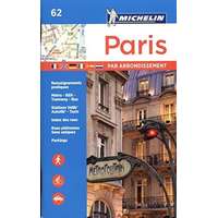 Michelin 62. Párizs atlasz Michelin Párizs várostérkép