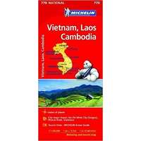Michelin 770. Vietnám térkép Michelin Vietnam, Laos, Cambodia térkép 1:1 500 000