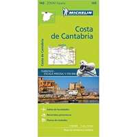 Michelin 143. Costa de Cantabria térkép Michelin 1:150 000