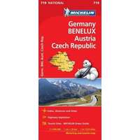 Michelin 719. Németország, Benelux, Ausztria, Csehország térkép Michelin 1:1 000 000