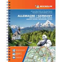 Michelin Németország autóatlasz, Ausztria atlasz, Svájc atlasz, Benelux-államok atlasz, Csehország atlasz Michelin 2020 1:300 000 Németország térkép