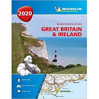 Michelin Nagy-Britannia atlasz spirál Michelin 1:300 000 Írország atlasz, Nagy-Britannia térkép 2020