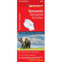 Michelin 810. Tanzánia térkép Michelin Zanzibár térkép 2019