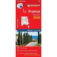 Michelin 709. Délkelet-Franciaország térkép Michelin 1:500 000