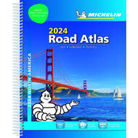 Michelin USA autós atlasz, USA atlasz Michelin 2024. Észak-Amerika autós atlasz, Canada, Mexico, USA térkép 1:625 000