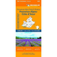 Michelin 527. Provence térkép, Provence-Alps térkép, French Riviera térkép Michelin 1:275 000