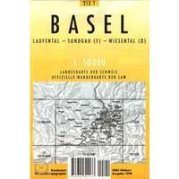 Landestopographie 213 T Basel turista térkép Landestopographie 1:50 000