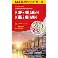Mairdumont Koppenhága térkép Marco Polo vízálló 1:15 000 Koppenhága várostérkép