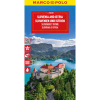 Mairdumont Szlovénia térkép Marco Polo Isztria autós térkép 1:250 000