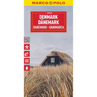 Mairdumont Dánia térkép, Dánia autós térkép Marco Polo 1:300 000