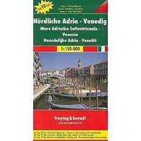 Freytag &amp; Berndt Észak-Adria térkép, Velence térkép, Top 10 tipp, 1:150 000 Freytag AK 0607