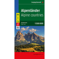 Freytag &amp; Berndt Alpok országai, 1:500 000 Freytag térkép AK 2701
