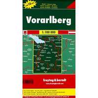 Freytag & Berndt Vorarlberg térkép, Top 10 tipp, 1:100 000 Freytag térkép OE 88