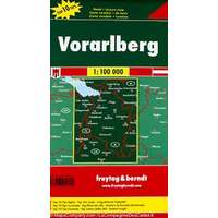 Freytag &amp; Berndt Vorarlberg térkép, Top 10 tipp, 1:100 000 Freytag térkép OE 88