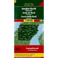 Freytag & Berndt Svédország 5 Észak-Svédország-Östersund, 1:400 000 Freytag térkép AK 06611