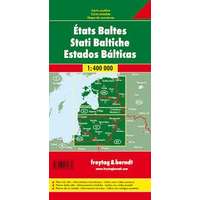 Freytag &amp; Berndt Balti államok térkép, Észtország, Lettország, Litvánia 1:400 000 Freytag Baltikum térkép
