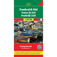 Freytag & Berndt Franciaország dél térkép 1:500 000 Freytag térkép AK 0406