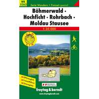 Freytag &amp; Berndt WK 5262 Böhmerwald-Hochficht-Rohrbach-Moldau Stausee turista térkép Freytag 1:35 000
