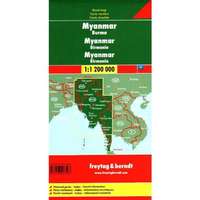 Freytag &amp; Berndt Mianmar-Burma térkép 1:1 200 000 Freytag AK 132