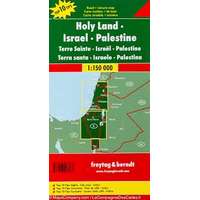 Freytag &amp; Berndt Izrael térkép - Palesztína - Sinai-félsziget, Top 10 tipp, 1:150 000 Freytag Izrael autós térkép AK 134