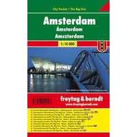 Freytag &amp; Berndt Amszterdam várostérkép, 1:10 000 City Pocket vízhatlan Freytag Amszterdam térkép PL 105 CP