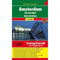 Freytag & Berndt Amszterdam várostérkép, 1:10 000 City Pocket vízhatlan Freytag Amszterdam térkép PL 105 CP